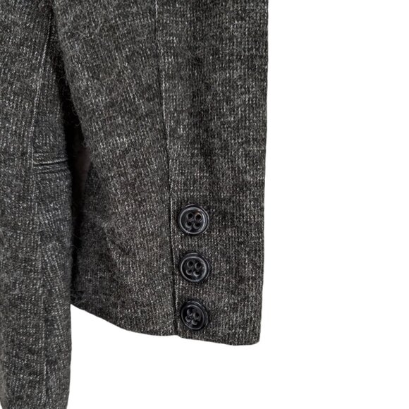 Cartonnier Anthropologie Blazer Jacket Womens Grey Single Breasted 2 Button Sz L - Picture 14 of 14